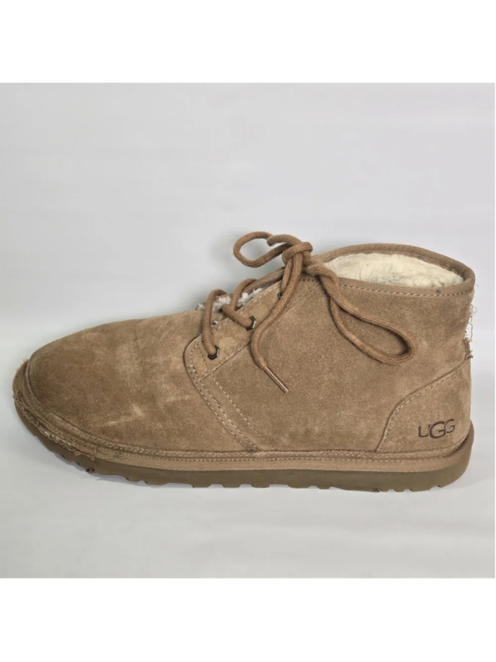 UGG Neumel Classic Boots Mens 11 Suede Wool Lined Casual Chukka Comfort